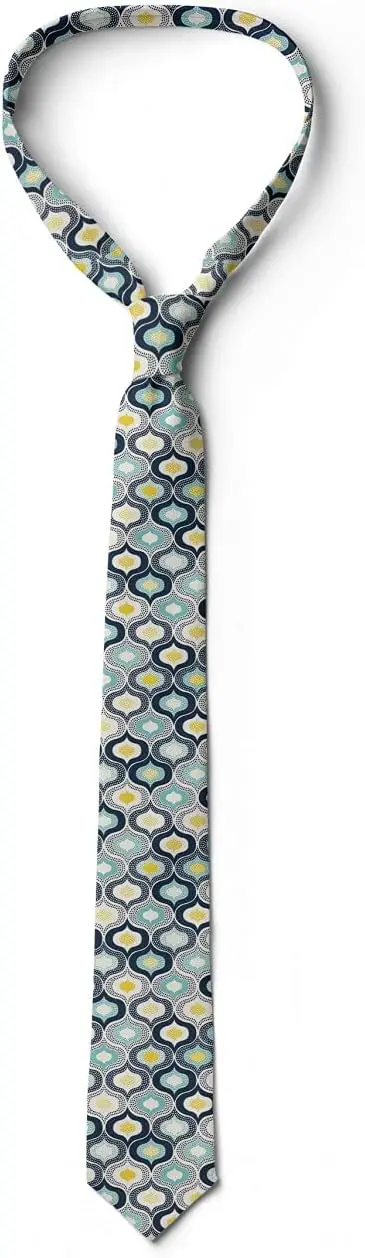 Fashion Retro Floral Pattern Design Tie Multicolor Modern Men's Tie Print Gift One Size POLYESTER Holiday Meeting