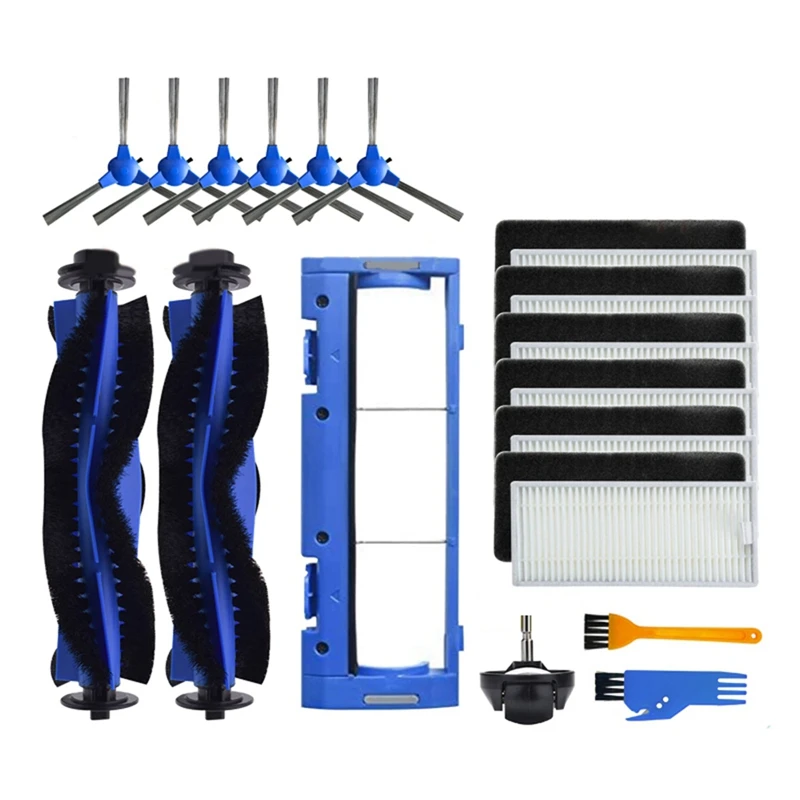 Accessoires pour aspirateur robot Anker wald fy Robovac 11S Plus 15C 25C 30C 35C 12 15T, brosse latérale à rouleau, filtre HEPA