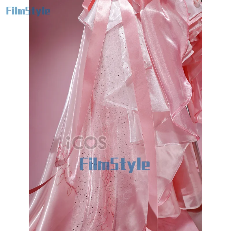 

Sword Art Online Yuuki Asuna Cosplay Costume Rose Wedding Dress Uniform Halloween Carnival Party Christmas Play Role Clothing