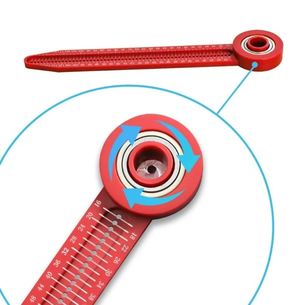 Versatile Plastic Woodworking Compass Smooth Bearing Rotary Circle Drafting Tool Adjustable Adjustable Rotary Ruler For DIY