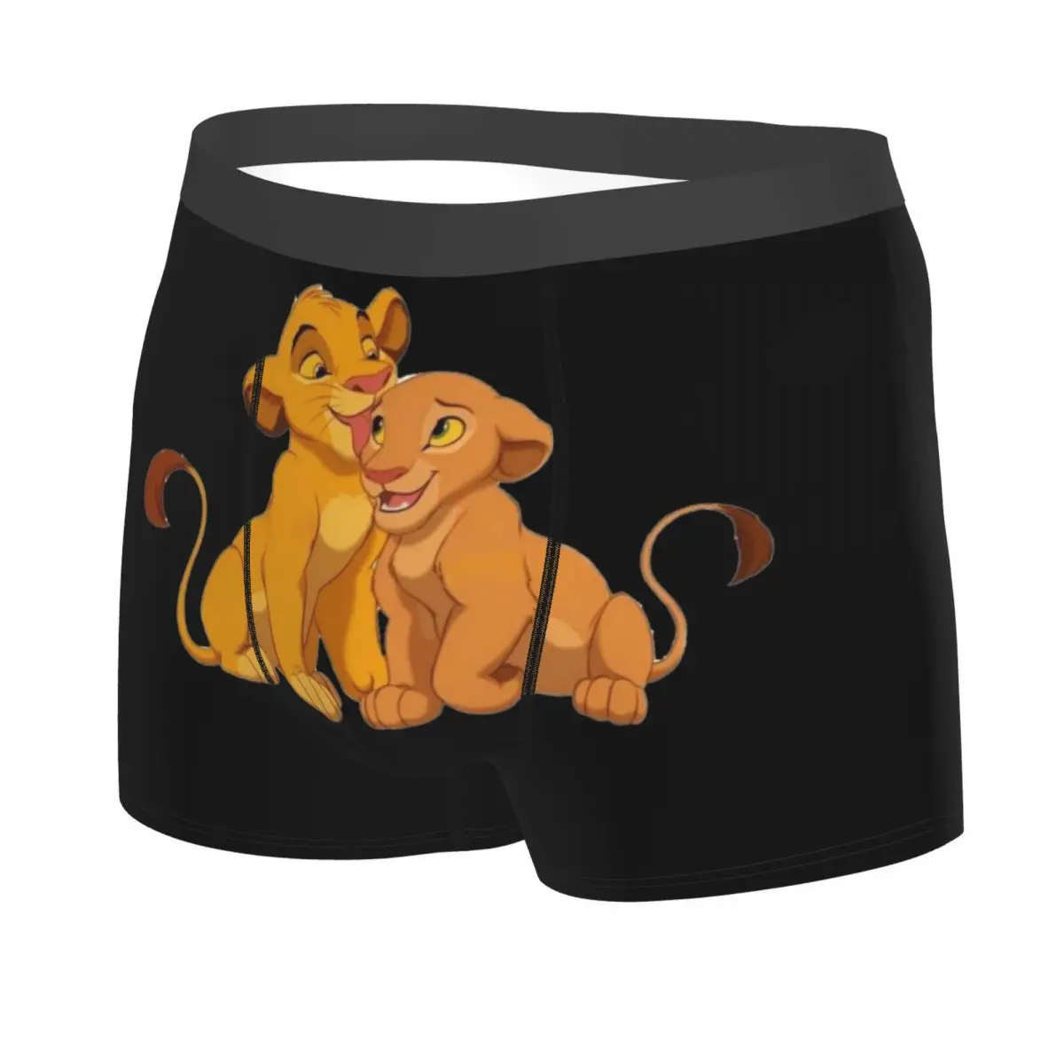 Customized Cool King Lion Simba Hakuna Matata Boxers Shorts Panties Male Underpants Comfortable Anime Movie Briefs Underwear