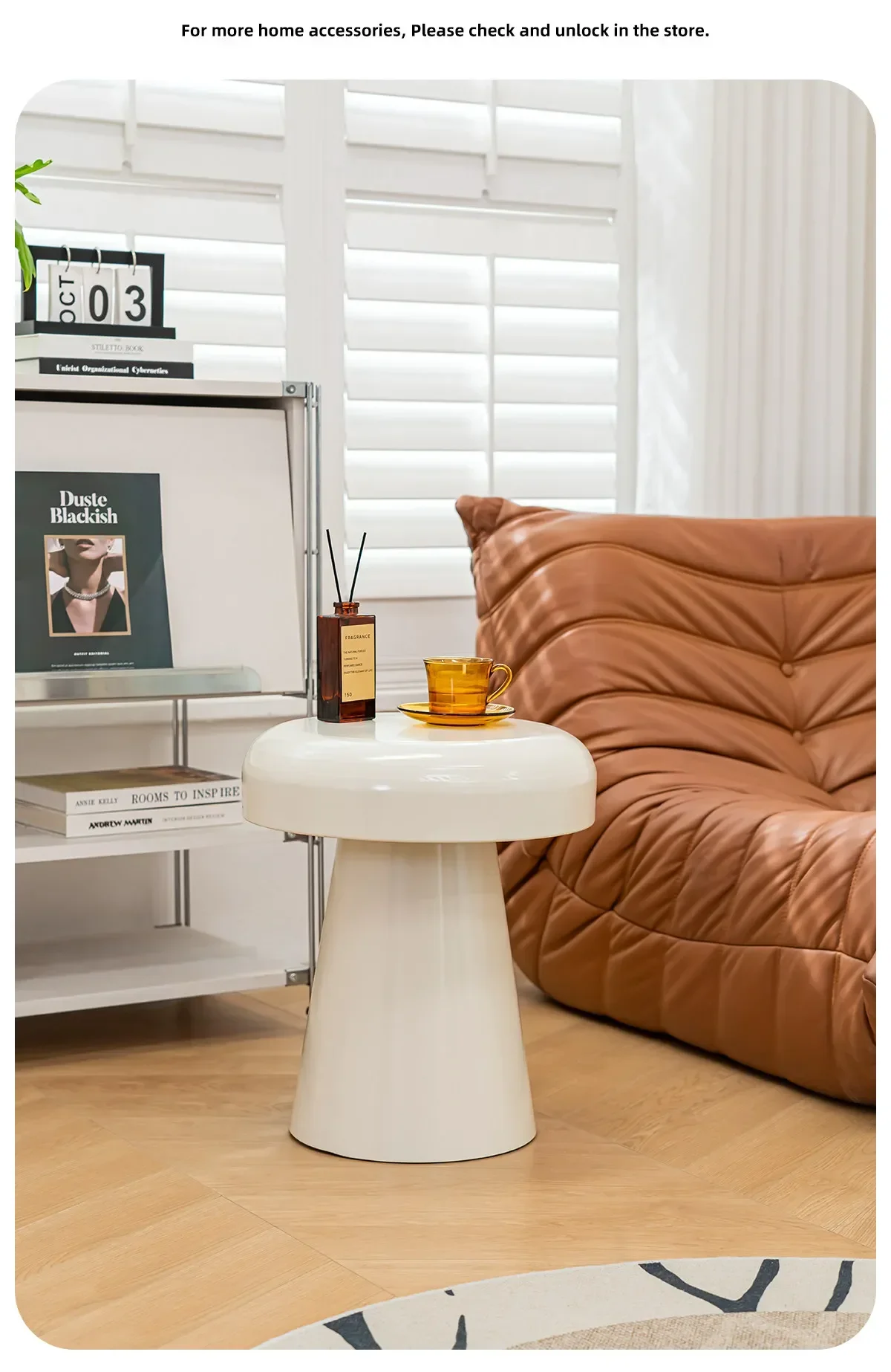 Nordic Simple Side Home Living Room Sofa Corner Table Coffee Modern Creative Small Round Table