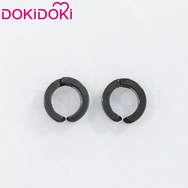 Boothill วิกผมคอสเพลย์เกม Honkai: Star Rail DokiDoki ผู้ชายยาวสีดําสีขาวผม Boothill คอสเพลย์หูคลิป Gradient วิกผมฟรีหมวก