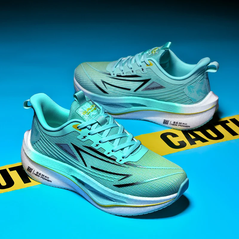 

Men's Shoes Breathable All-match Mesh Shoes Sports Carbon plateShoes Men's All-match Wear-resistant Running Shoes for Men
