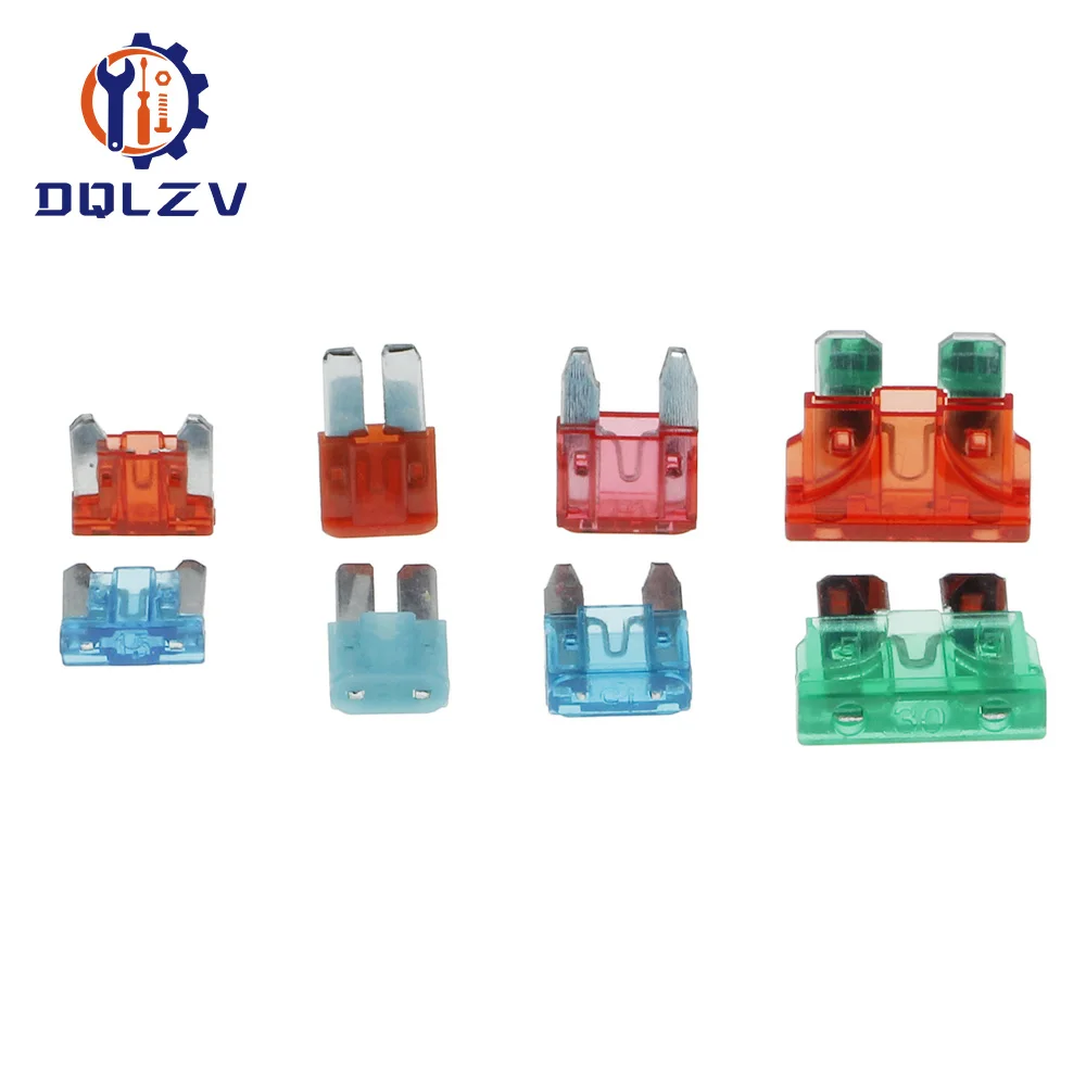 Fusibili 32V Micro2 Mini Piccolo Fusibile Auto Medio 1A 2A 3A 5A 7.5A 10A 15A 20A 25A 30A 35A 40A 45A 50A Amp Clip Fusibile Set per Auto Camion