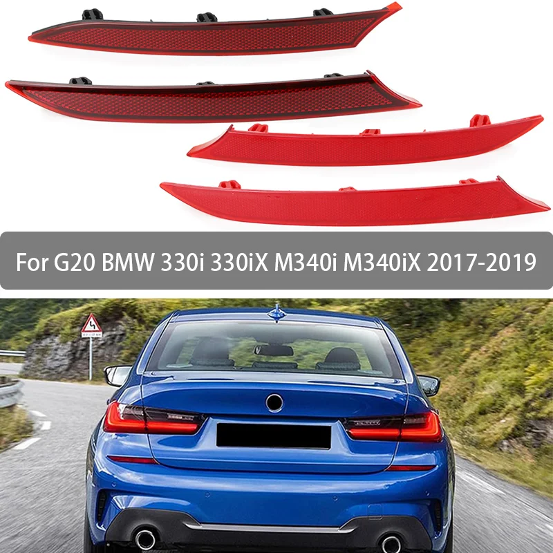 

63148074229 63148074230 для заднего отражателя 2019-2022 BMW 3 серии M SPORT G20 седан G21 Wagon 320i 325d 328i 330d 330i 340i