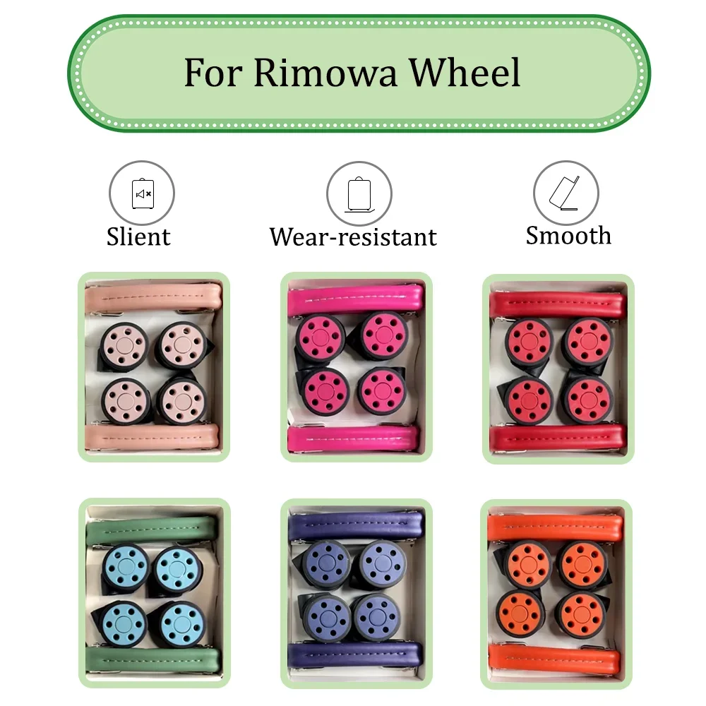 

Suitable For Rimowa Luggage Wheel Trolley Case Wheel Pulley Sliding Casters Universal Wheel Repair Smooth Slient Wear-resistant