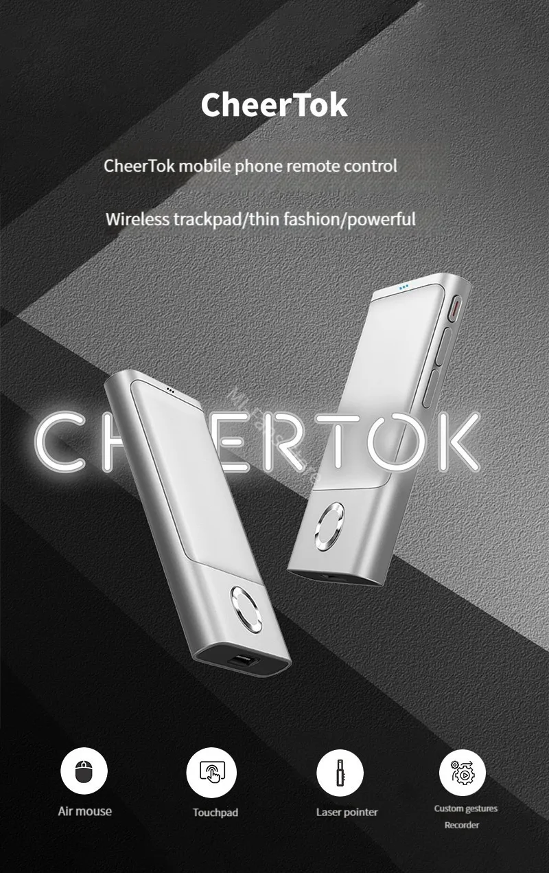 Youpin Cheerdots CheerTok All-in-one Pocket Touchpad for Smart Devices AirMouse Presenter Shortcut Generator Smart Phone Remote