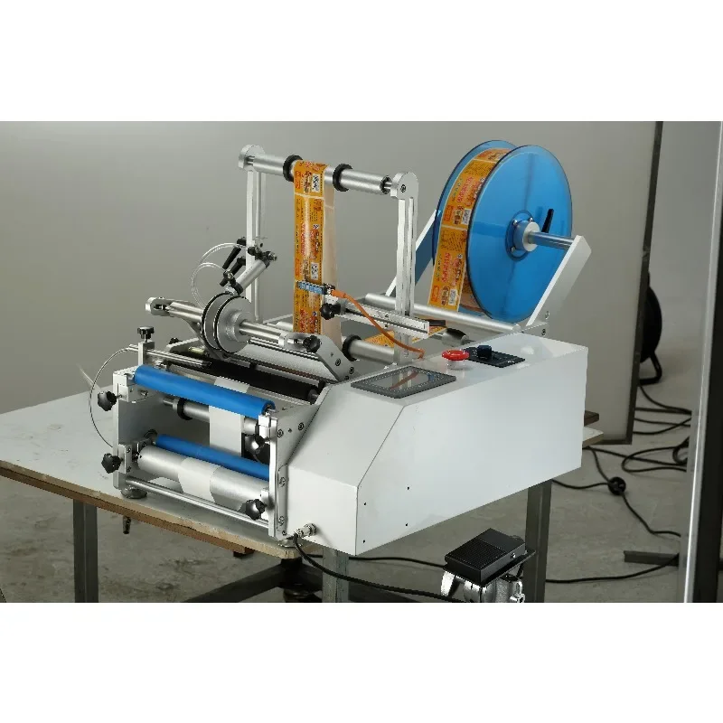 

Automatic Desktop Labeling Machine for Bottles/Containers - High Speed Precision Label Applicator