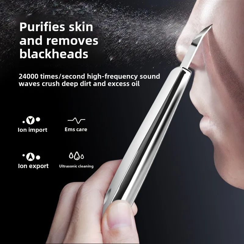 Pala in pelle ad ultrasuoni Pala elettrica per punti neri Aspiratore per la pulizia dei pori Strumento per la bellezza del viso domestico