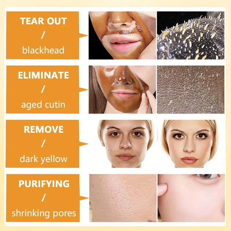 Honey Tearing Mask Moisturizing Hydrating Oil-control Strong Adsorption Deep Cleaning Removing Blackheads Lifting Firming Mask