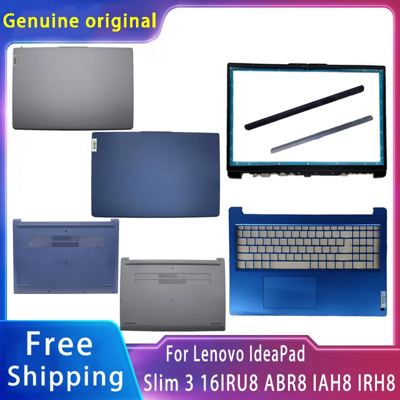 New For Lenovo IdeaPad Slim 3 16IRU8 ABR8 IRH8 IAH8;Replacemen Laptop Accessories Lcd Back Cover/Palmrest/Bottom With LOGO