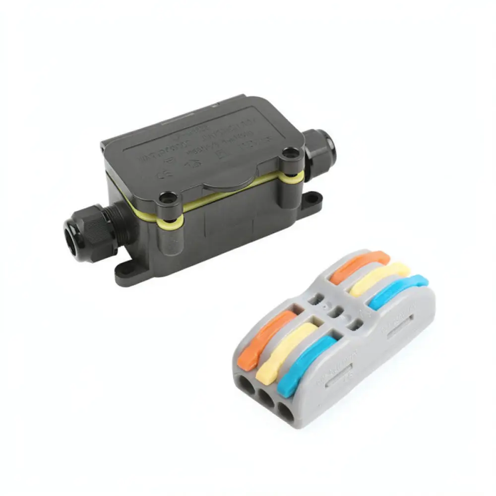 Industrial Junction Connector Terminal Waterproof Outdoor Electrical Cable Fast Adapter Power Coupling Plug Joint Splicing Tool