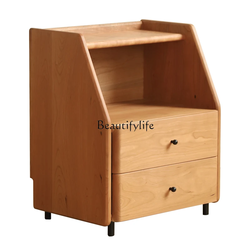 

Light Luxury Modern Solid Wood Furniture Bedroom Storage Cabinet