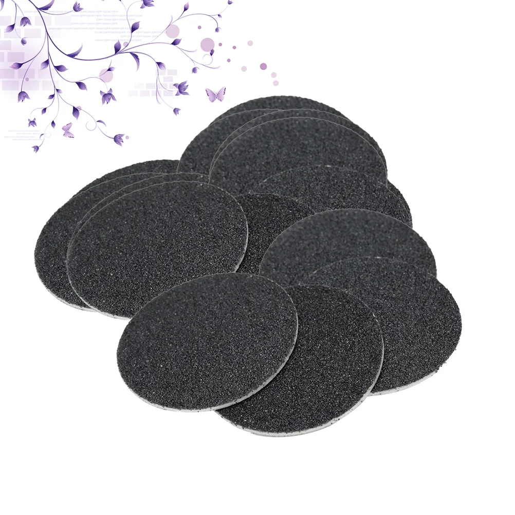 60 Pcs Replacement Sandpaper Disk for Callus Remover Nail File Hygienic Discs Electronic Foot