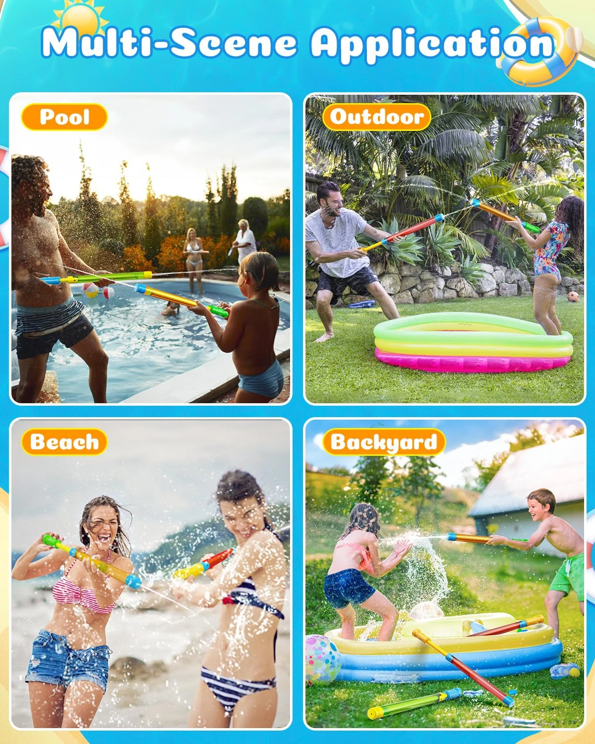 6-48PCS Waterpistolen voor Kin - Home Security Gun recensie en prijs