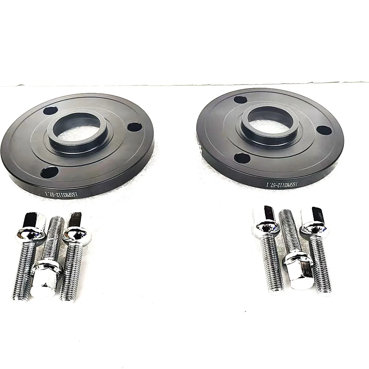 

2x 15mm Pcd 3x112 Cb 57.1mmWheel Hub Adapter Spacers 12*1.5 Lug Bolts For Smart fortwo roadster 700cc 452 Smartphoto 451