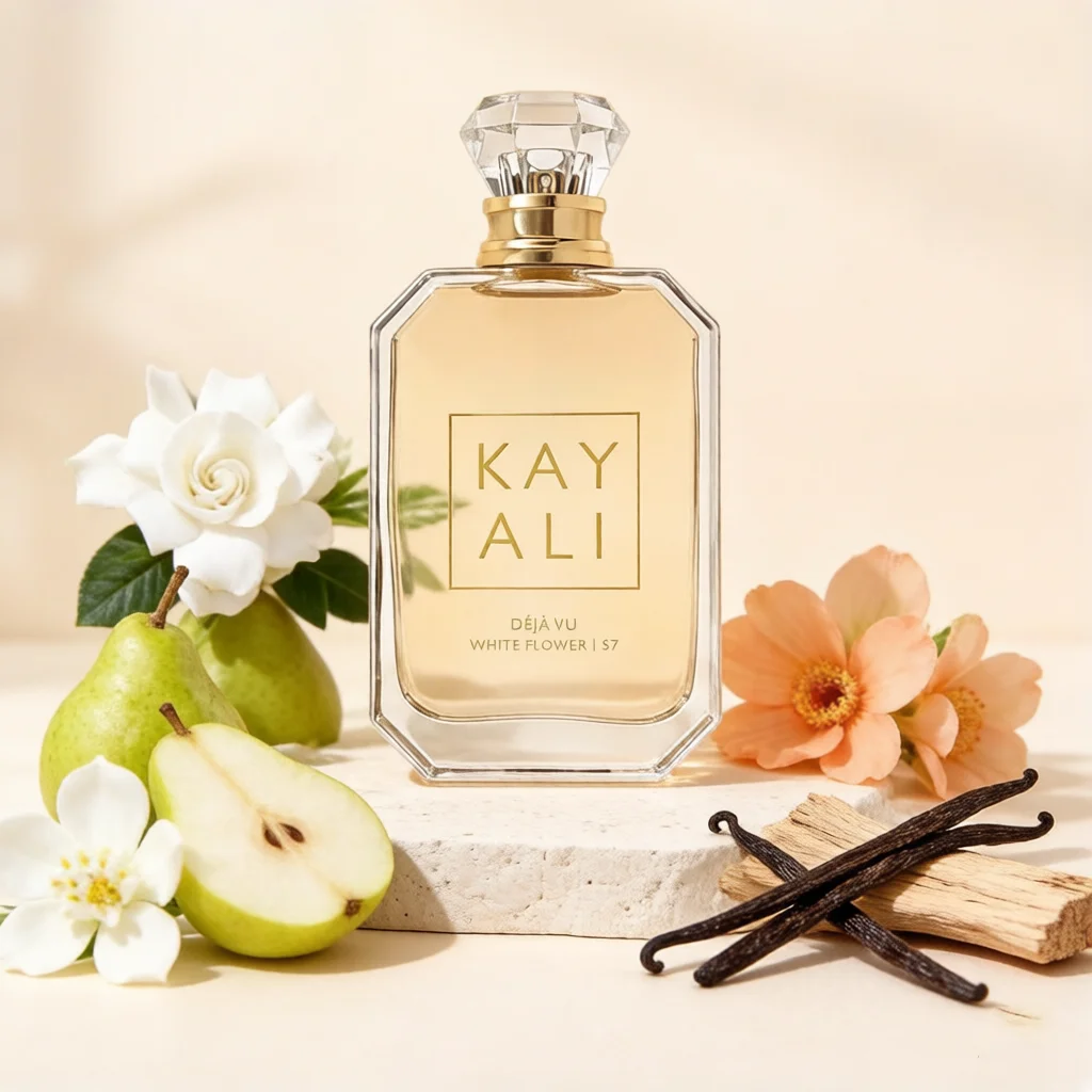 

KAYALI Déjà Vu White Flower | 57 Eau de Parfum, Fresh Floral Fruity Scent with Gardenia Tuberose, Long Lasting Luxury Perfume