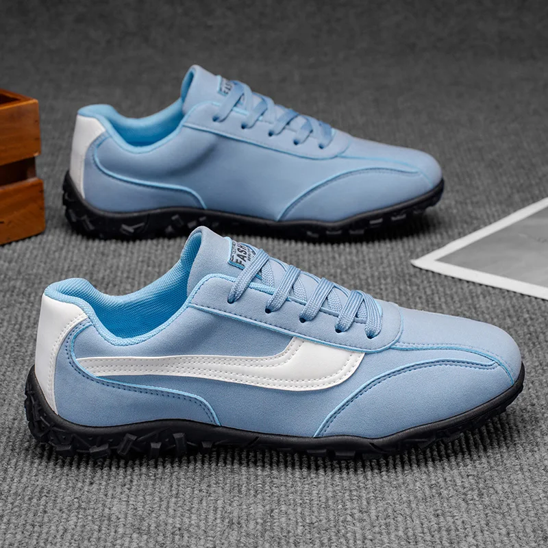 

2025 New Autumn German Training Shoes Men's Sports Casual Lightweight Soft-Soled Blue Boys' Trendy Retro Racing Shoes