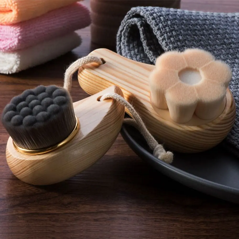 Deep Cleansing Body Exfoliating Bathing Accessories Wash Face Brush Facial Cleansing Brush Massage Scrubber Skin Care Tool