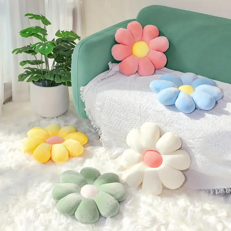 1pc  soft and comfortable floral pattern pillow cushion, suitable for bedroom, dormitory, and home decoration