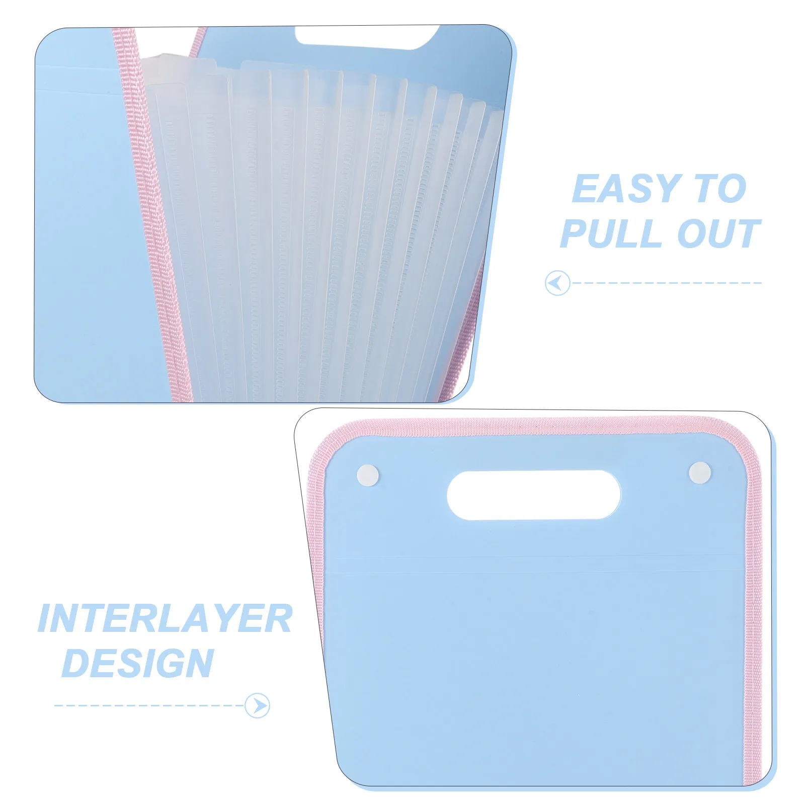 

Вместительная папка-органайзер для документов, расширяемая папка, легкая портативная сумка для хранения офисных документов и чеков, многокарманная папка для файлов