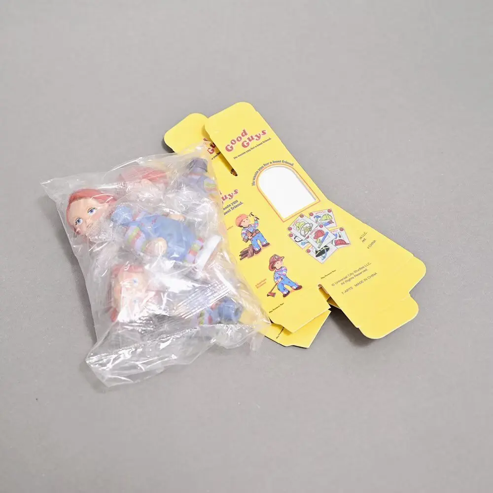 3個セット 映画の小道具 チャッキー ホラー スリラー 3種類のスタイル 立っているフィギュア 箱入り アクションフィギュア コレクタブルトイ デスクトップオーナメント モデル ギフト