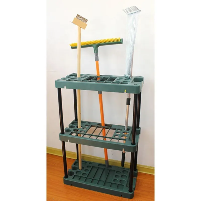 

New Home Garden Two-story Square Gardening Tool Rack Flower Pot Balcony Rack