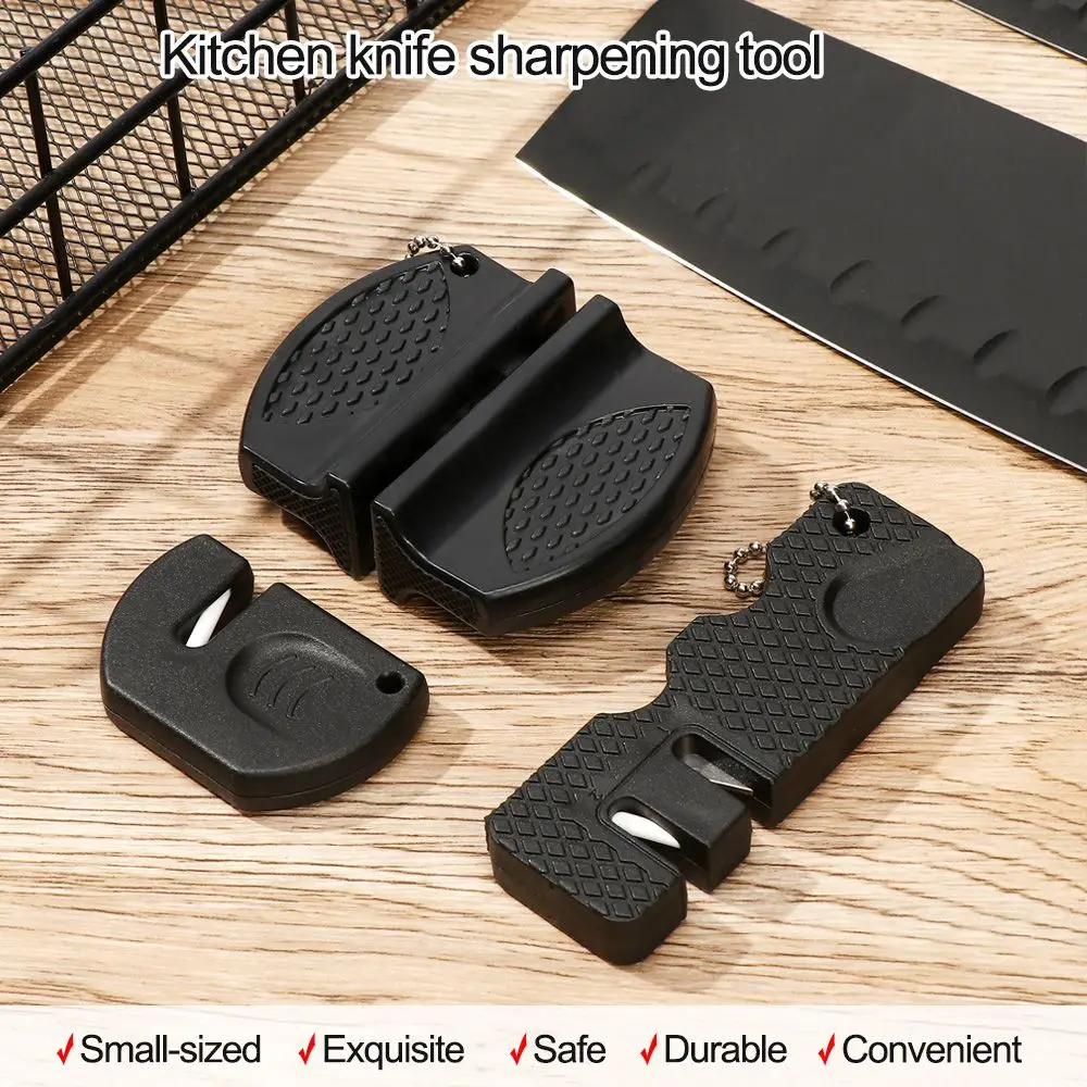 Durable Outdoor Multi Tools Knives  Accessories Carbide Knife Whetstone Knife Sharpener Scissor Sharpen Pocket Ceramic Sharpen