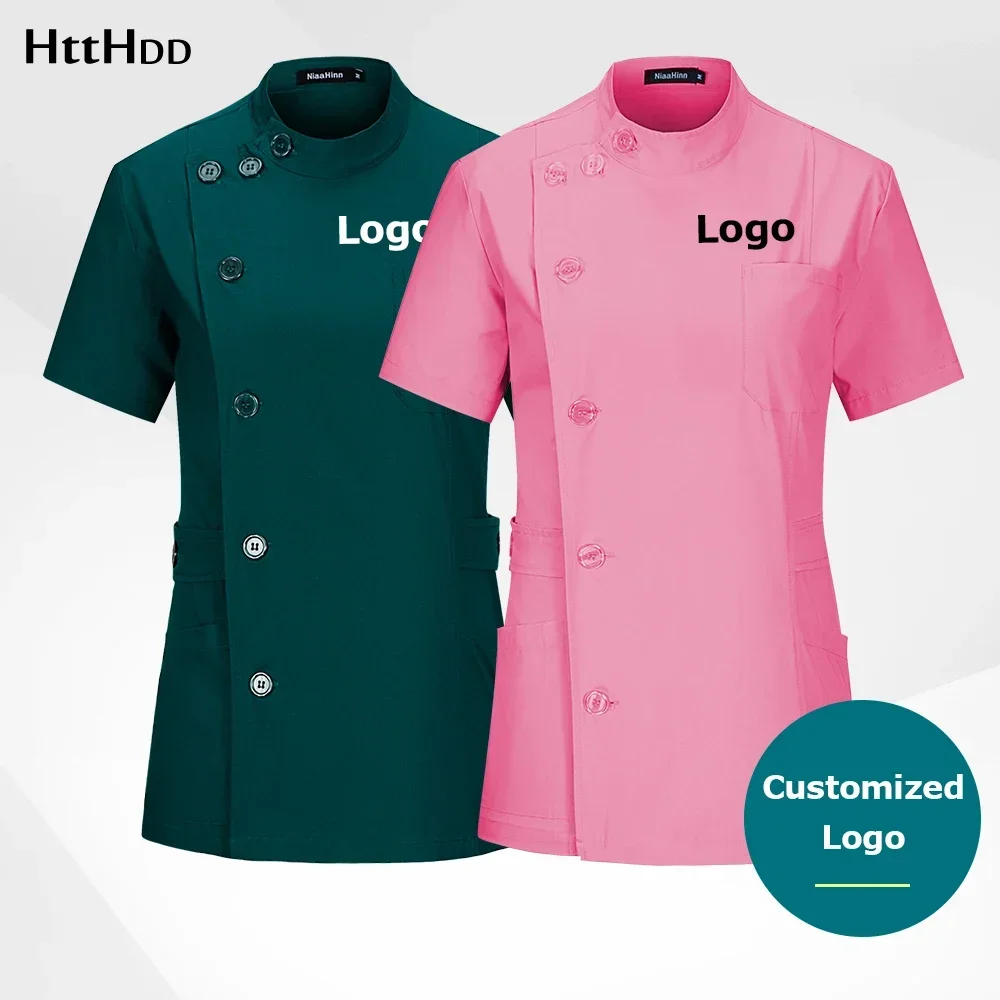 Customized Logo High Quality Scrub Medical Nurse Accessories Soft Nursing Articles Uniforms Pediatric Dental Veterinary Uniforms