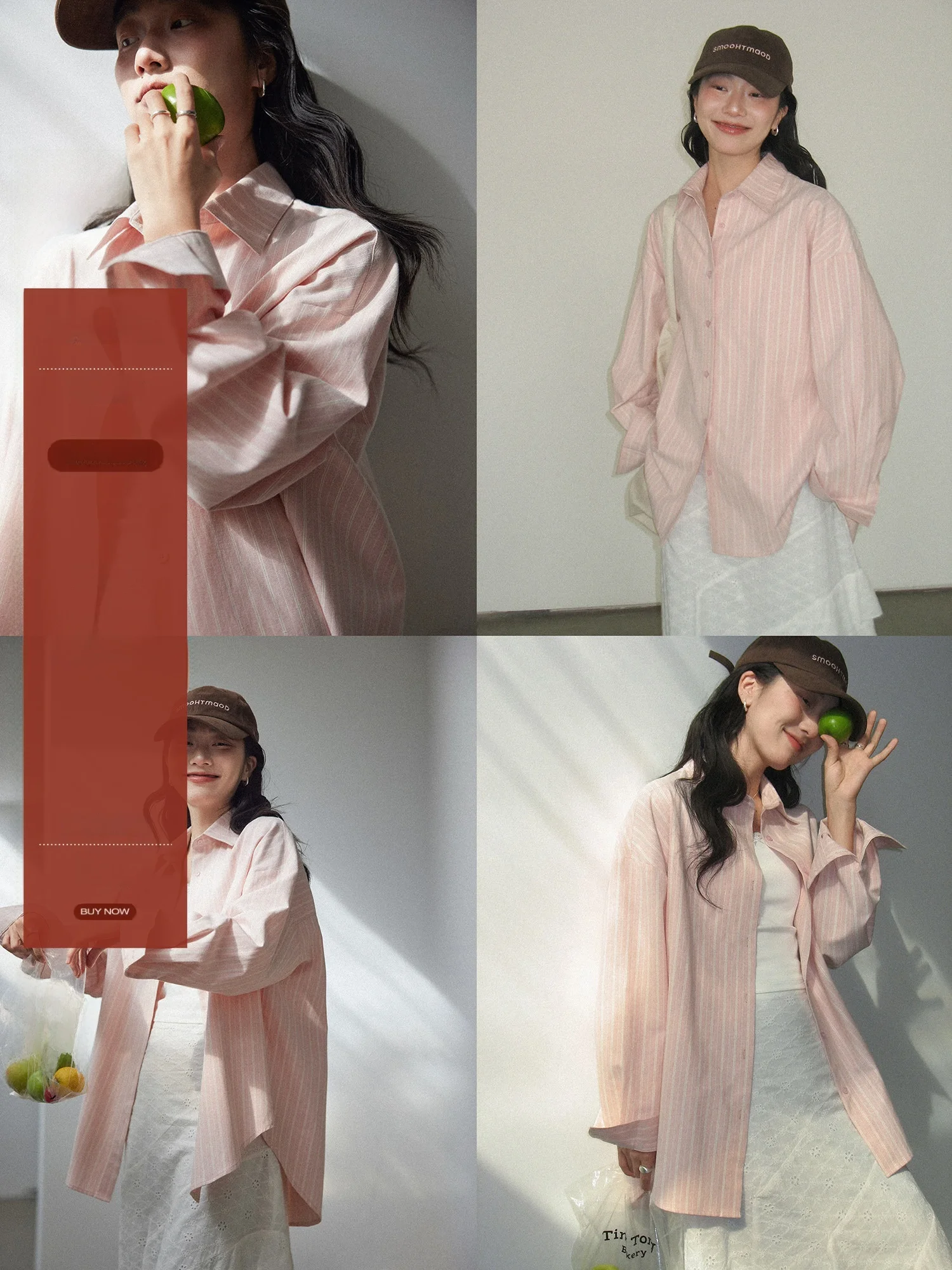 

Розовая полосатая рубашка с длинным рукавом для женщин, весна 2026, новинка в корейском стиле, омолаживающий свободный топ, милый стиль, Mixd Finder Determined