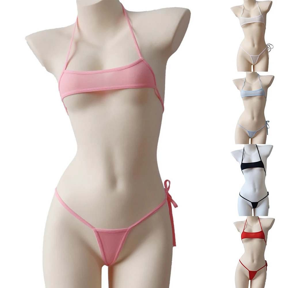 

For Home For Hotel Lace-up Lingerie Lingerie Set All Seasons Female Home Use Hotel Use Microelasticity Nylon Fabric