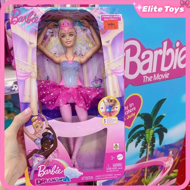 Barbie Pop Dreamtopia Sprankelende Ballet Chief Set met Meerdere Lichten Stijl Elegant Meisje Speelspeelgoed Prinses Verjaardagscadeau