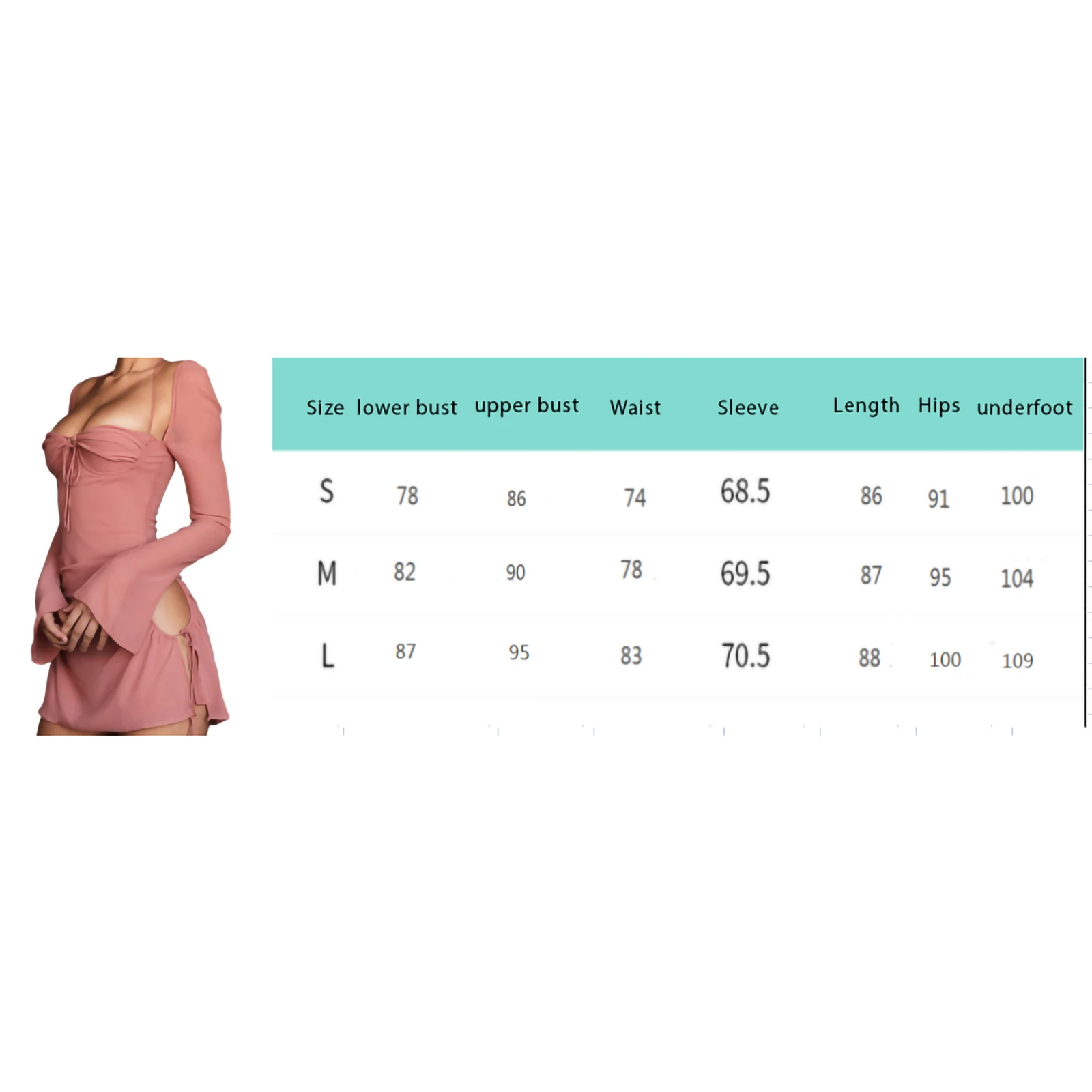 Women Fashion Casual Mini Dress Long Sleeve Solid Color Square Neck Halter Dress Spring Hollow-Out Tie-Up Dress