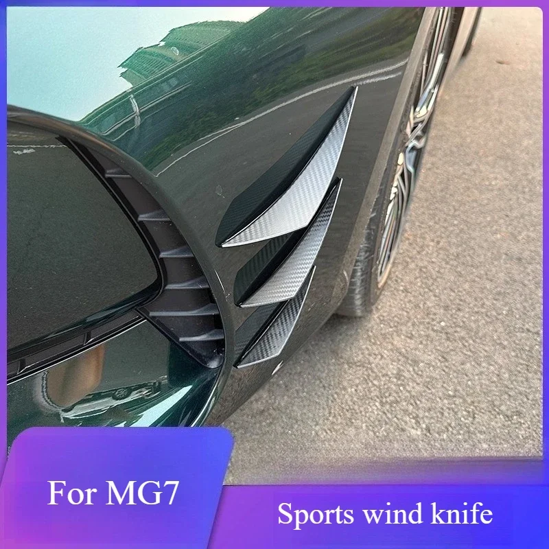 For The New MG 7 Spoiler Air Knife MG7 Modified Special Body Explosion To Change The Appearance of Small Surrounding Fenders