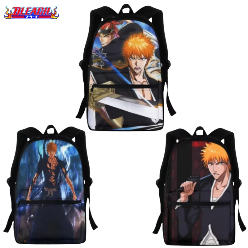 BLEACH Knapsack Children's Backpack Students Travel Home Mountaineering Wilderness Bag Anime Peripherals Package Holiday Gifts