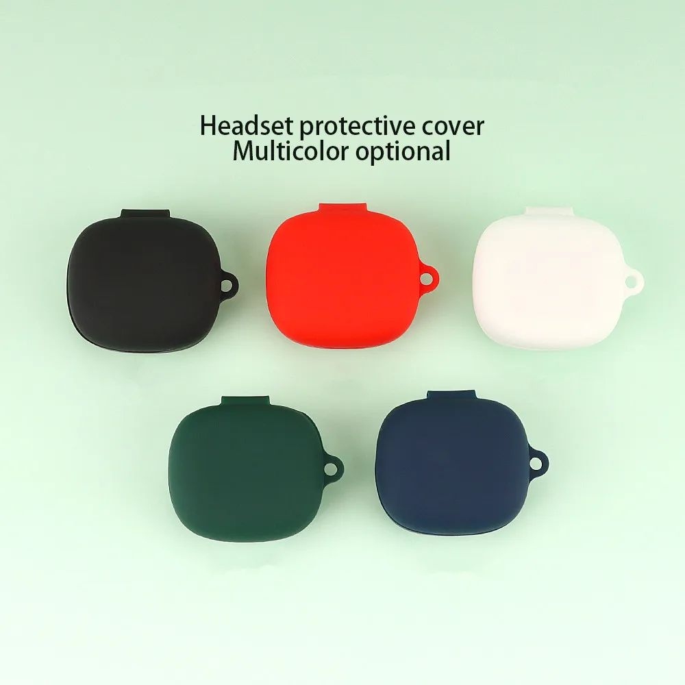 For JBL WAVE FLEX/FLEX 2 Solid Color Earphone Cover Fundas Shell Soft Shockproof Silicone Hearphone Accessories