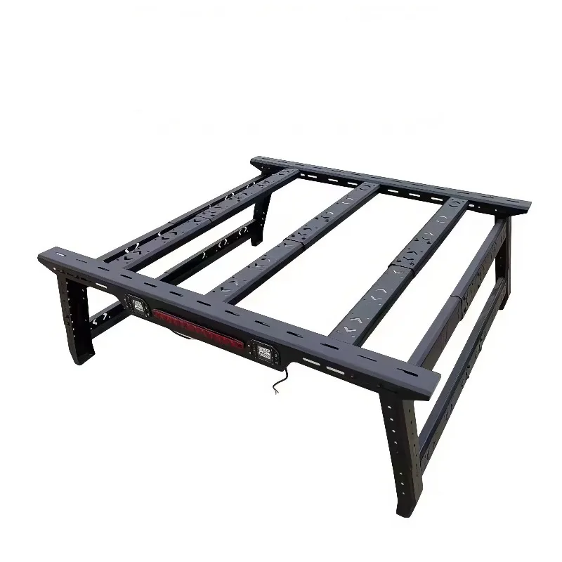Heavy Duty Aluminum Roof Rack Manganese Steel General Purpose Truck Accessories Retractable