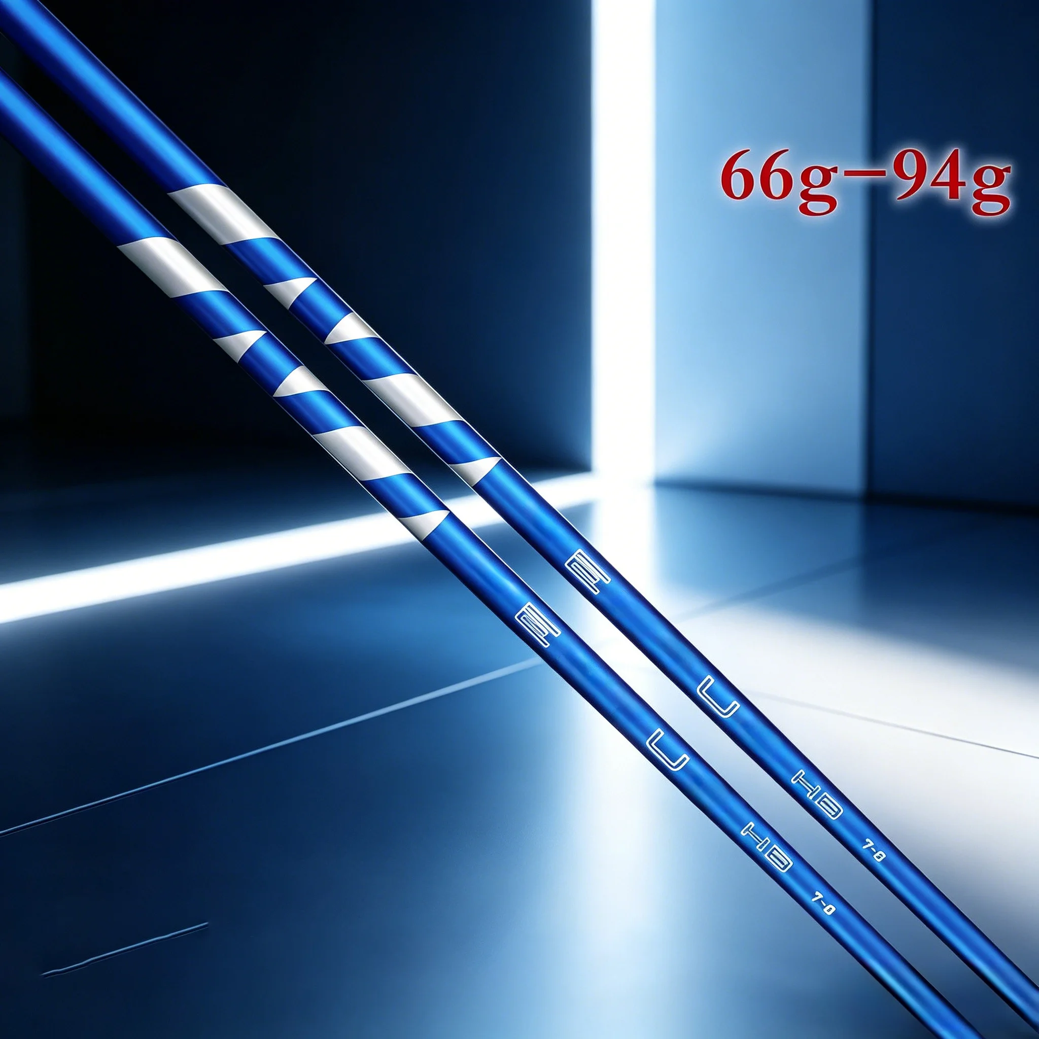 Blue Graphite Hybrid Golf Club Shaft, 40.5inch Carbon Wood Shaft, High Forgiveness, Available in Three Hardnesses: 6R, 6S, 7S, Suitable for Professional Replacement Golf Club Shafts for Various Swing Speeds.