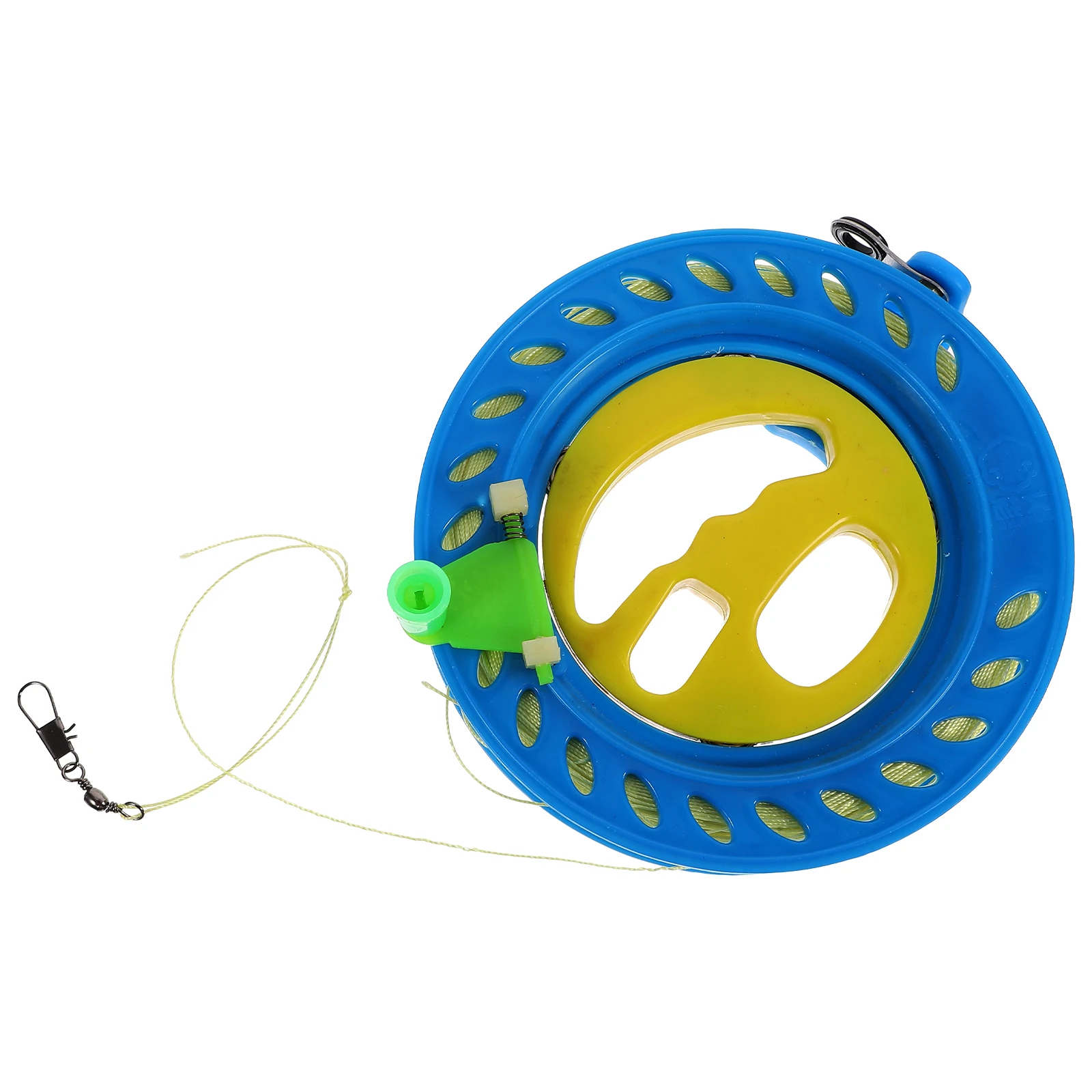 1PC พลาสติก Kite Line ล้อ Kite ล้อ Winder ปฏิบัติ Kite อุปกรณ์เสริมแบบพกพา Kite Winding ล้อ (สีคริสตัลลูกปัดเหล็ก