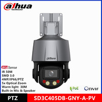 Dahua DH-SD3C405DB-GNY-A-PV 4MP PTZ IP66 POE 2.7 mm–13.5 mm Motorized zoom Lens built-in MIC & SPK SMD 3.0 WizSense camera