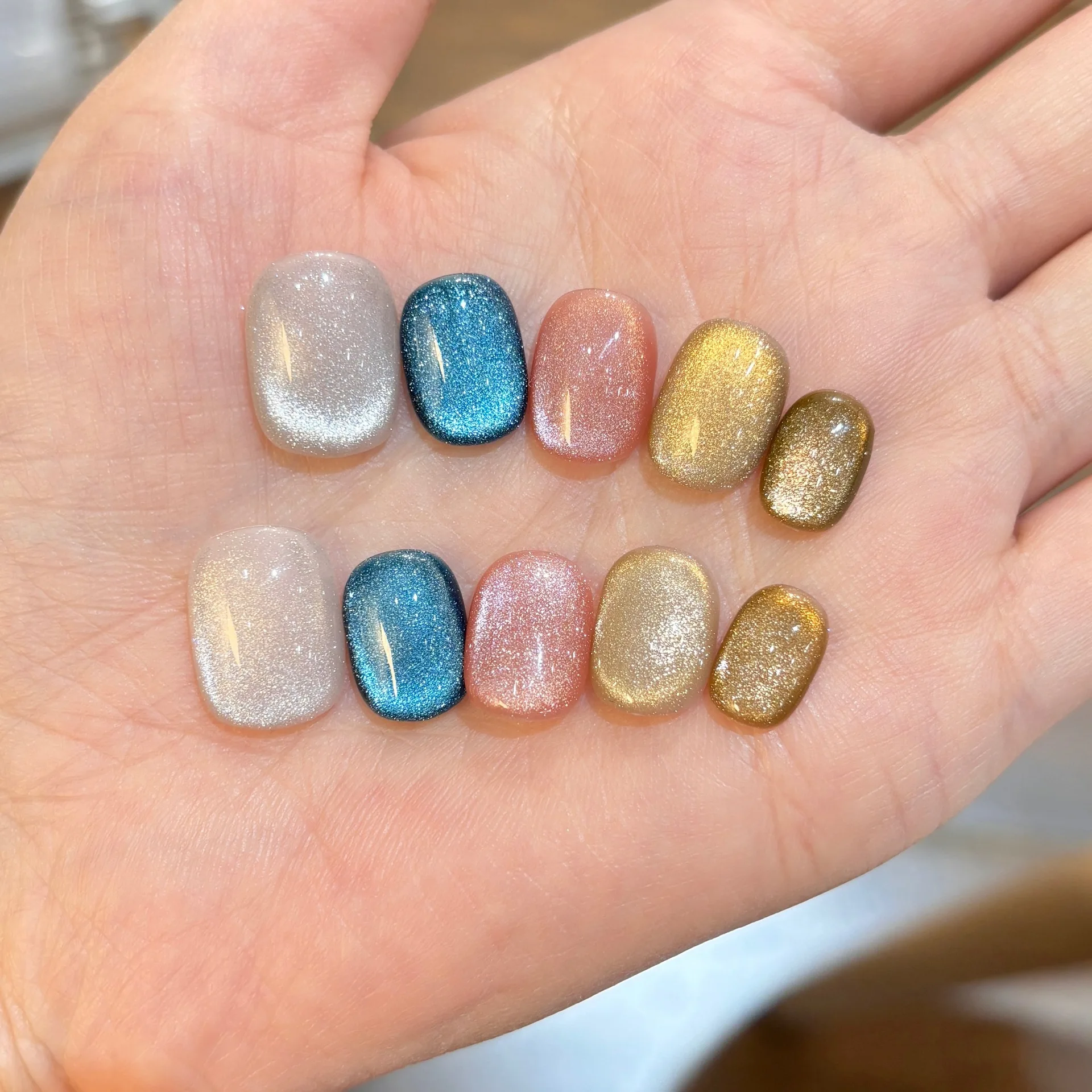 10st Kort Vierkant Handgemaakt Druk op Nagels Bloemenpatroon Nepnagels Valse nagel Kunstnagel Jezus Diego Diego Diego Diego Diego Brod Mohamed Uñas