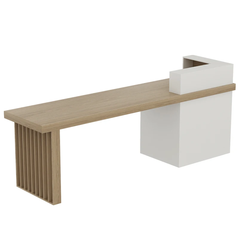 เคาน์เตอร์ต้อนรับโรงแรม บาร์เบอร์ คลินิก หรูหรา ธุรกิจ ชำระเงิน เคาน์เตอร์คอมพิวเตอร์ สำนักงาน เฟอร์นิเจอร์รับรองแขก