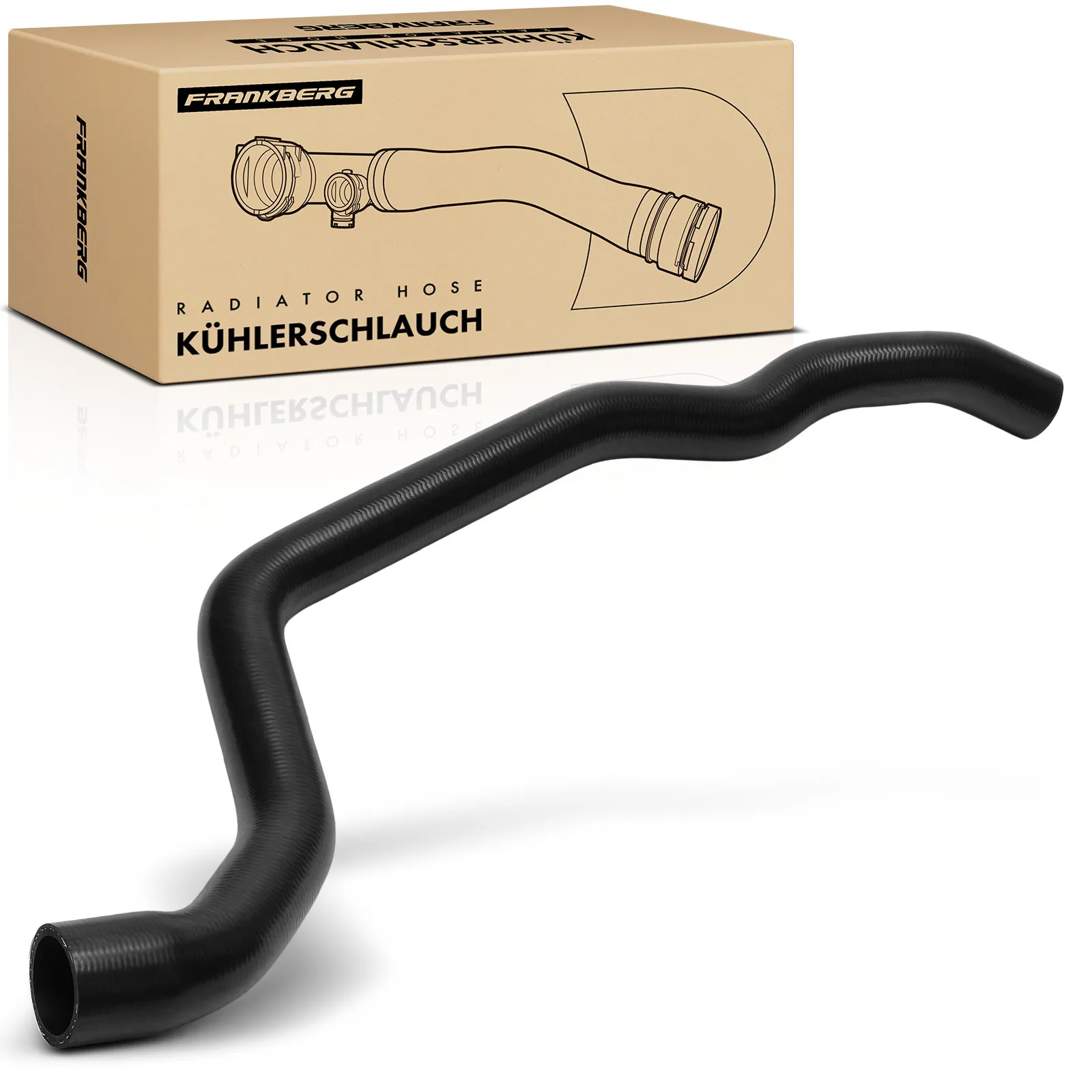Frankberg 1x Kühlerschlauch Kühlwasserschlauch für Volvo S80 I 184 2.4 2.5L 8623783 9492239 30680915 CHR0123R