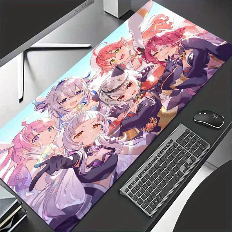 قطعة واحدة من لوحة ماوس ACMALCO Anime Girls - سجادة مكتب مطاطية قابلة للغسل وغير قابلة للانزلاق، ملحقات مكتبية ممتازة للألعاب مع شخصية نابضة بالحياة #2