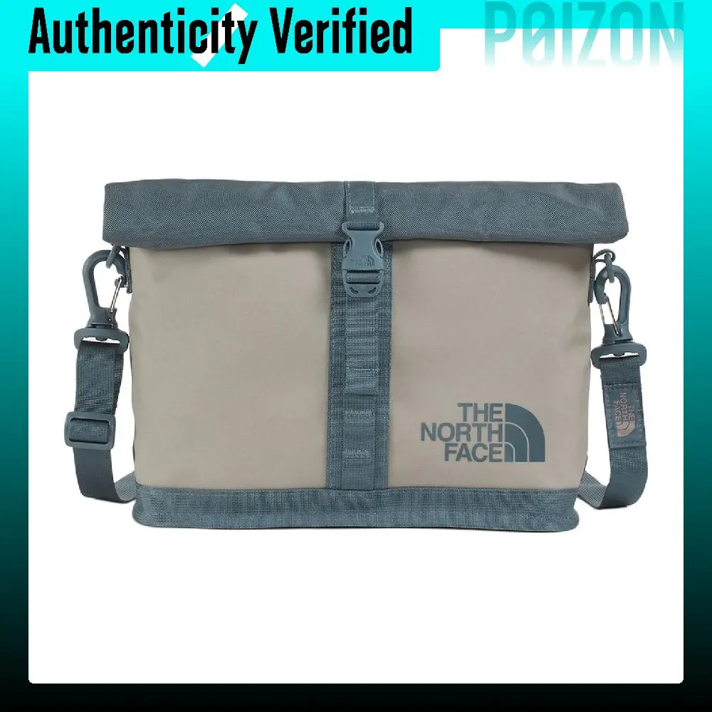THE NORTH FACE Base Camp Recycled Polyester Shoulder Bag, Crossbody Bag Unisex Gray Green NF0A8BK6-L45
