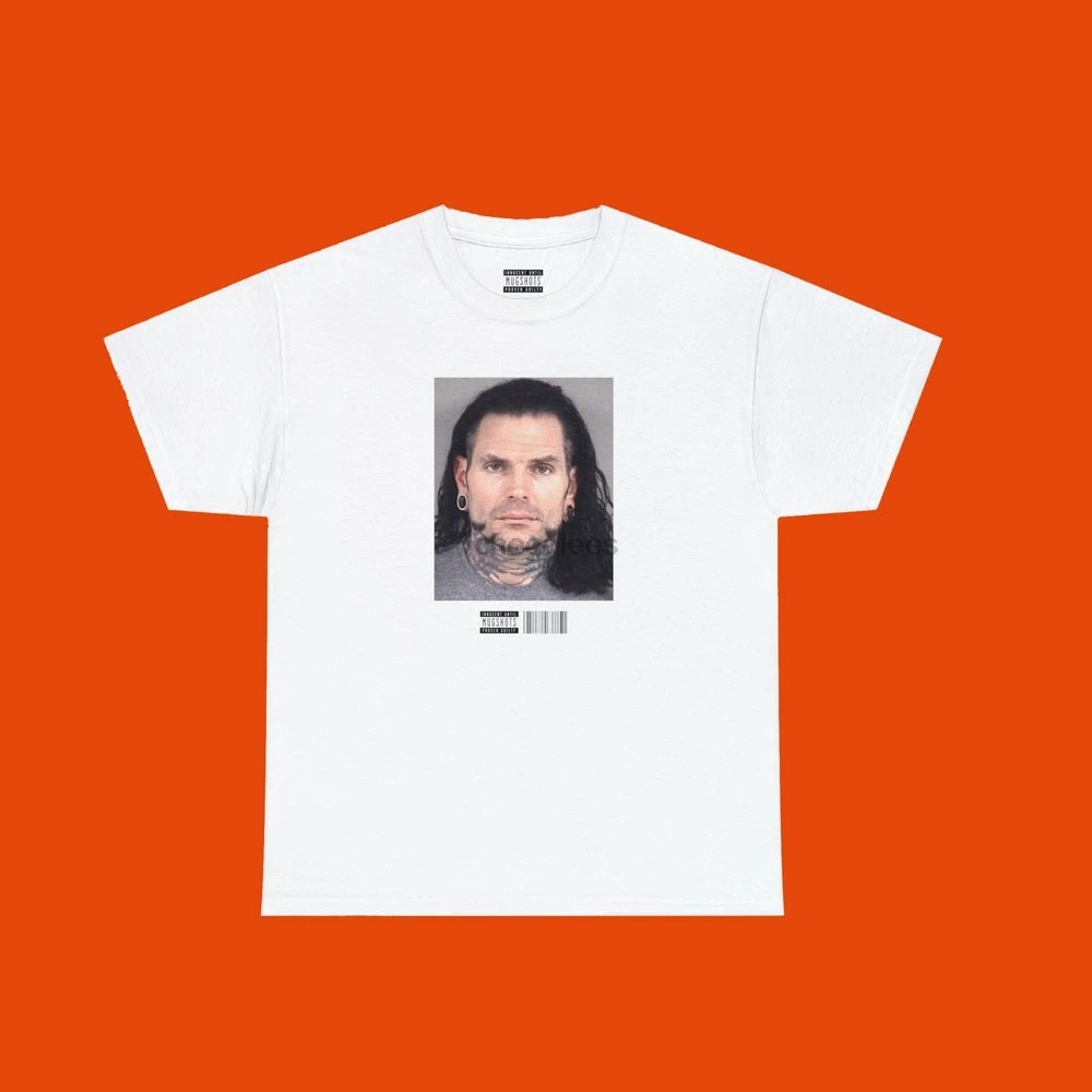 Jeff HARDY Mugshot TSHIRT - Unisex CELEBRITYu00a0Y2k Fashion Inspired Wrestling Fan Shirt