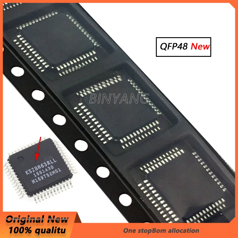 

(10piece)100% New KSZ8863RLL QFP48 Chipset