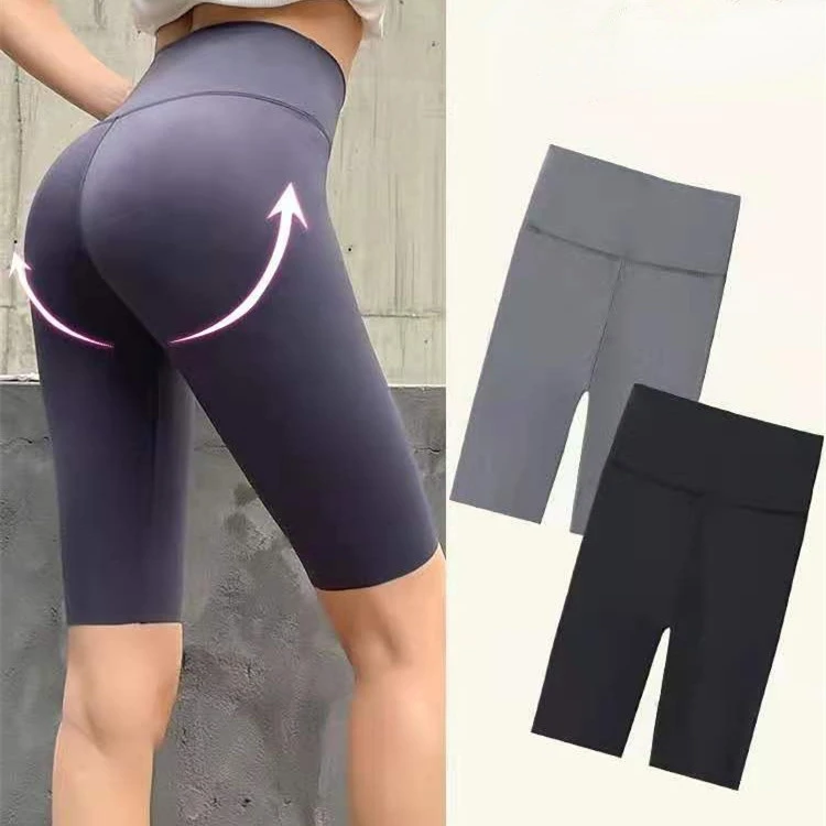 Women's Cycling Shorts Thin Fitness Casual High Waist Biker Short Spring Summer Slim Bottoms Breathable Shorts Streetwear Yoga