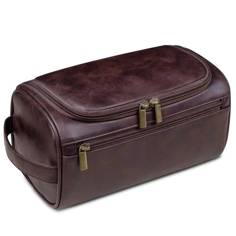 Travel Bag for Higiene Pessoal, Saco cosmético grande para homem, Weekend Holiday Business